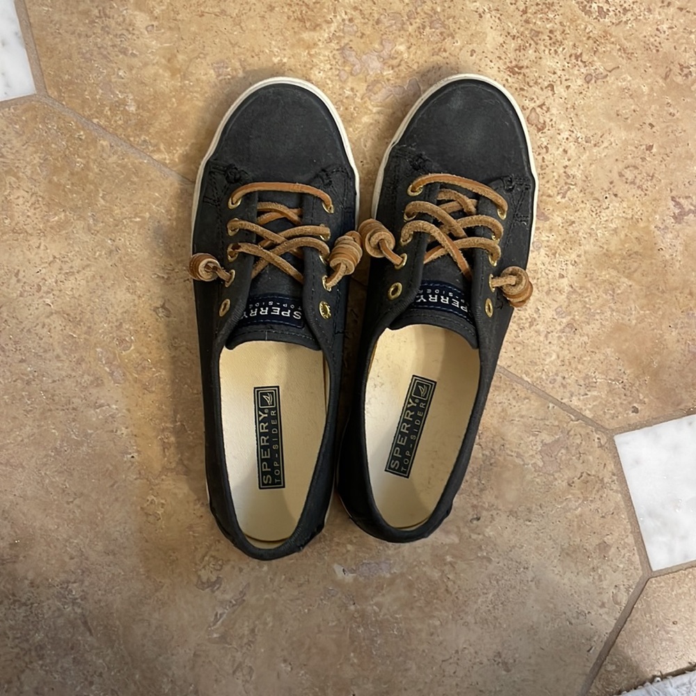 Sperry Top Sider Crest Vibe Canvas faded black 5.5 - Picture 4 of 5
